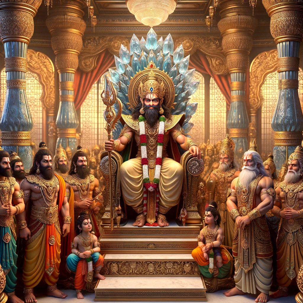 Hanuman Amazed by Ravana’s Splendor